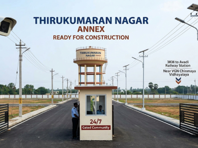 Thirukumaran Nagar Annex CMDA approved residential plots in Avadi Chennai